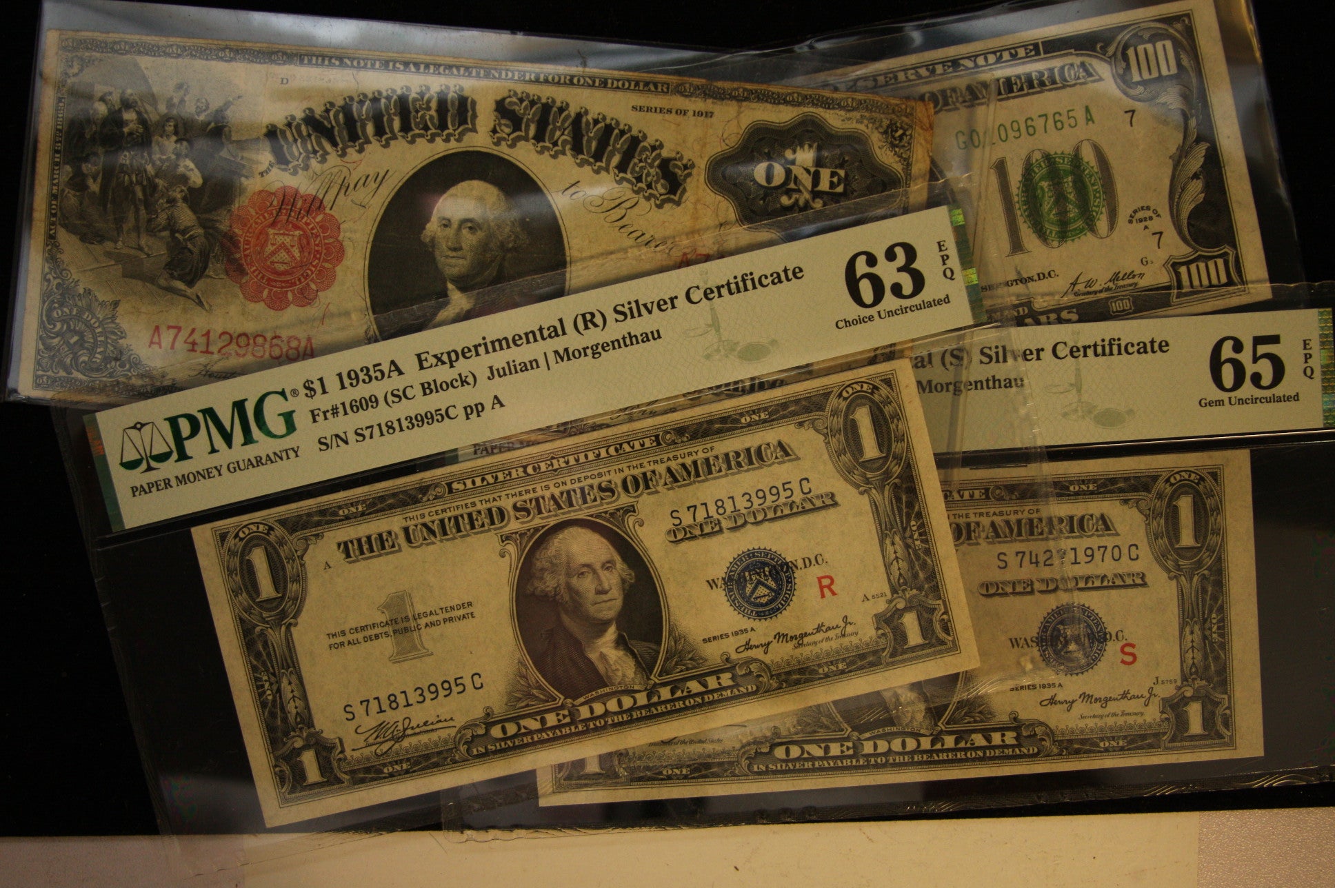 Series 1935/1957 $1 Silver Certificate Damaged/Cull