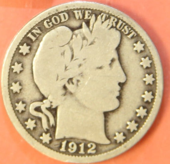 1912 S Barber Half Dollar. Nice Affordable Coin. Store 242235