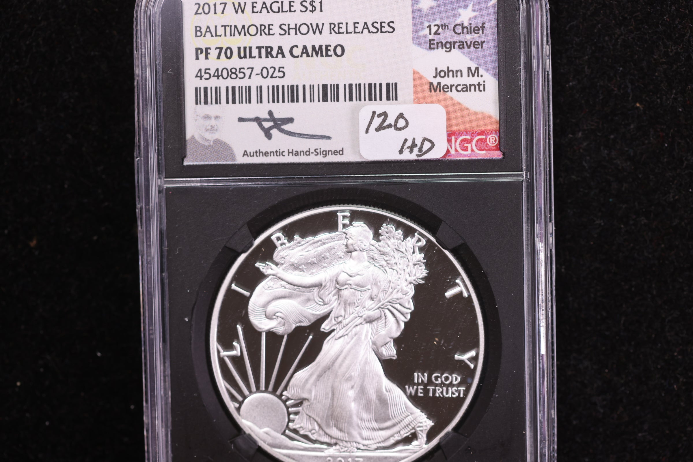 NGC 2017 W cheapest Eagle PF 70 Ultra Cameo