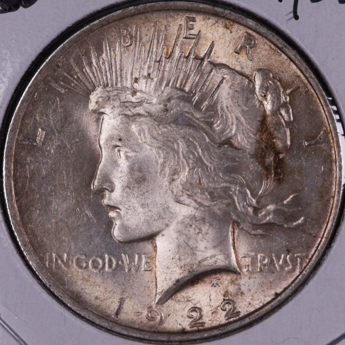 Silver hot peace 1922 coin