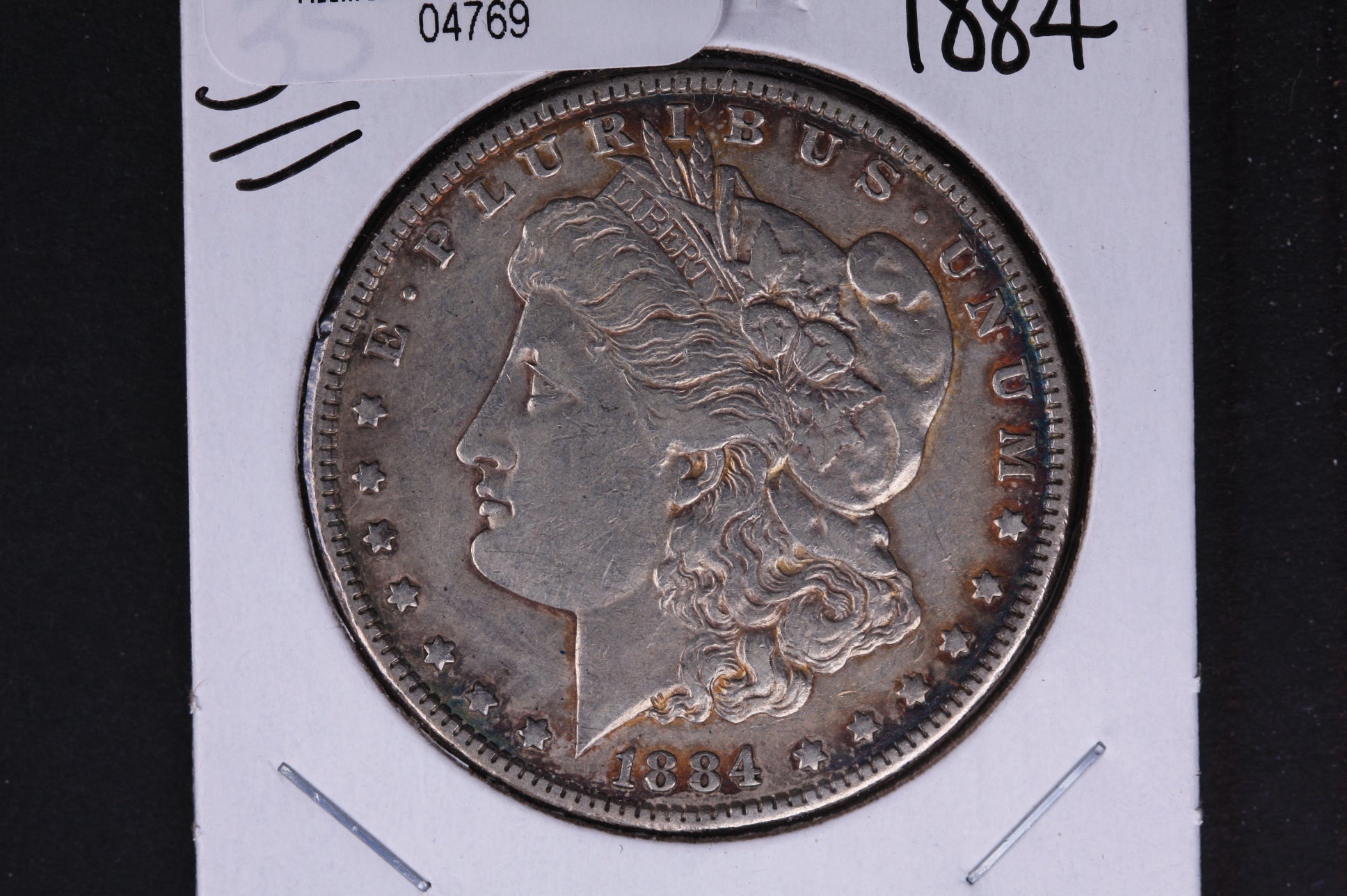 1884 Morgan Silver Dollar Very Fine Circulated condition. Coin Store