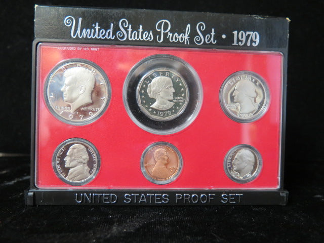 1979 Proof Set 6 Coin Proof Set Encased in Original Government Packa