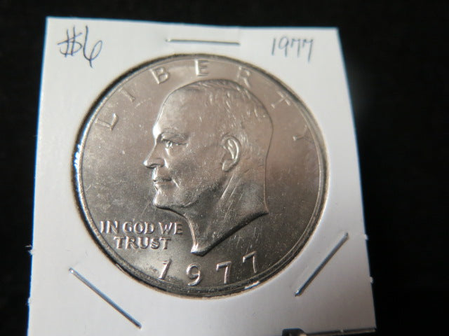 1977 Eisenhower Dollar. UN Circulated Removed From a U.S. Mint Set