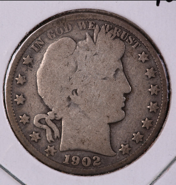 1902-S Barber Half Dollar. Nice Affordable Coin, Store# 23081406