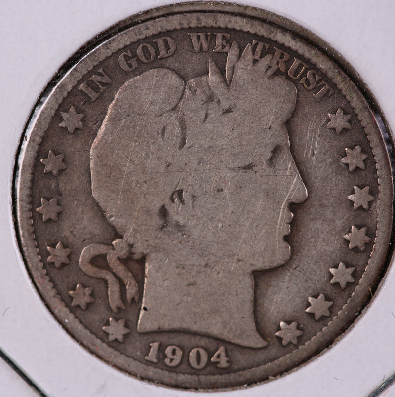 1904-S Barber Half Dollar. Nice Affordable Coin, Store