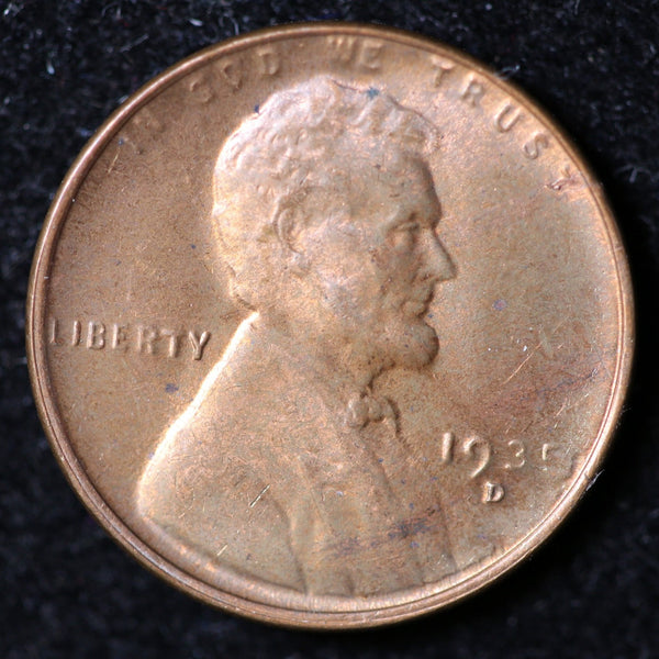 1935-D Lincoln Cent, Uncirculated Affordable Coin, Store #23040111