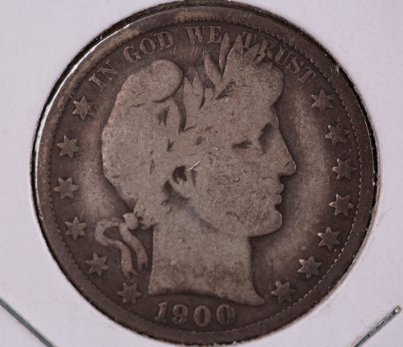 1900-O Barber Half Dollar. Circulated Coin Good Details, Store