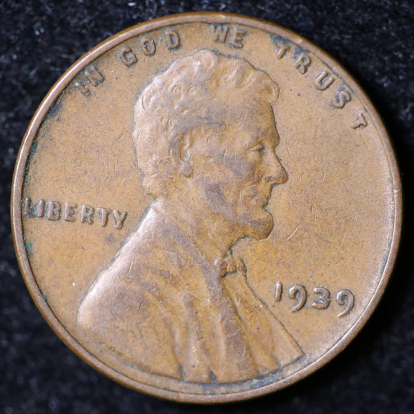 1939 Lincoln Cent, Circulated Affordable Coin, Store #23040129