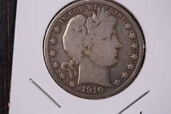 1910-S Barber Half Dollar. Affordable VG Details. Store #23081708