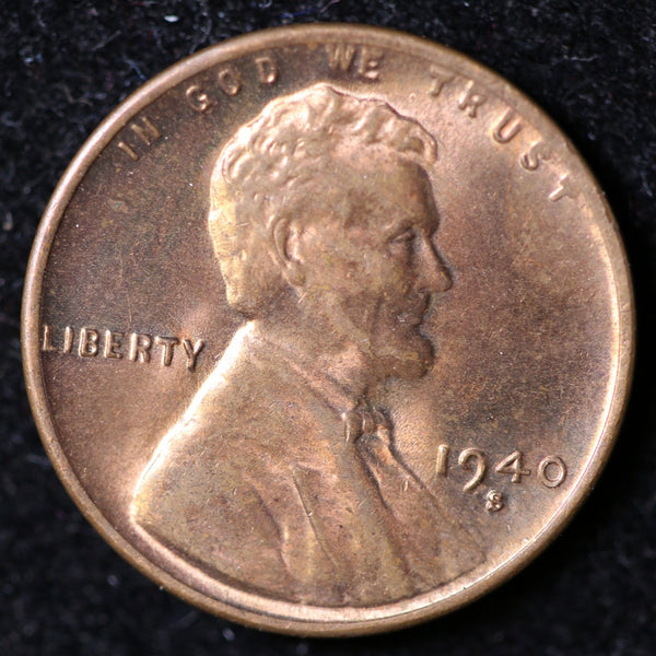 1940-S Lincoln Cent, Circulated Affordable Coin, Store #23040138