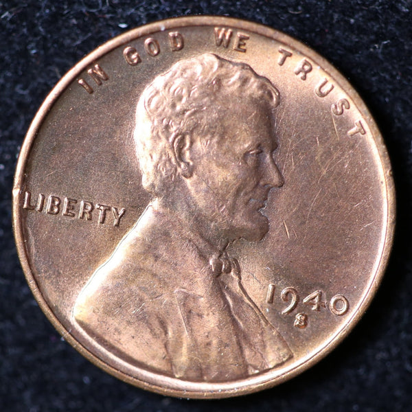 1940-S Lincoln Cent, Circulated Affordable Coin, Store #23040139