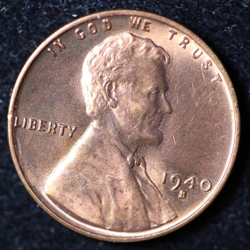 1940-S Lincoln Cent, Circulated Affordable Coin, Store