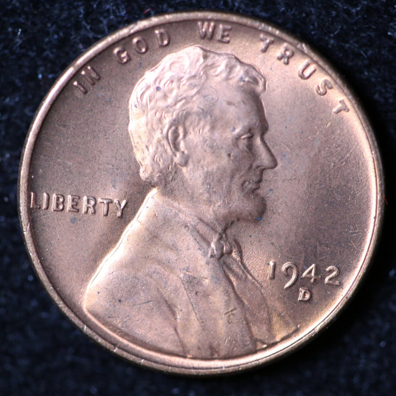 1942-D Lincoln Cent, Circulated Affordable Coin, Store