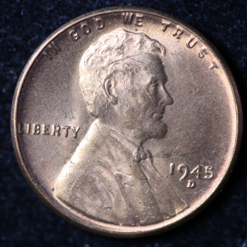 1945-D Lincoln Cent, Uncirculated Affordable Coin, Store