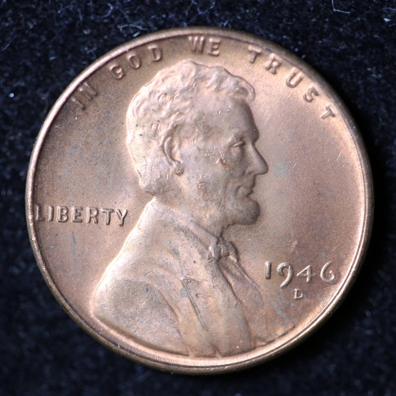 1946-D Lincoln Cent, Circulated Affordable Coin, Store