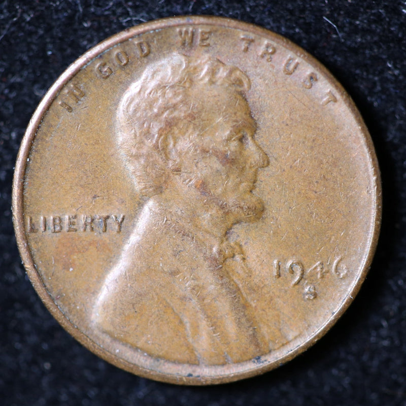 1946-S Lincoln Cent, Circulated Affordable Coin, Store