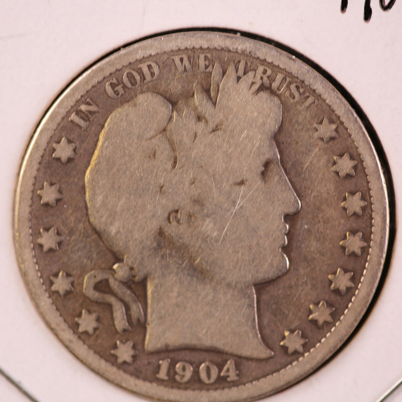 1904-O Barber Half Dollar. Affordable Collectible Coin. Store