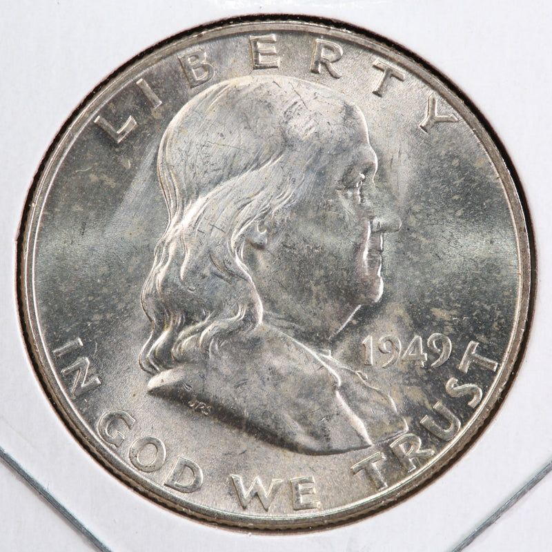 1949-D Franklin Half Dollar. Affordable Mint State Coin. Store