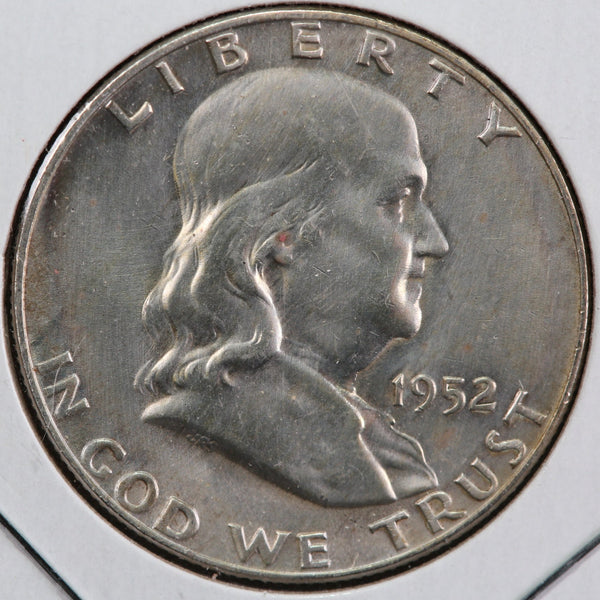 1952-D Franklin Half Dollar. Affordable Collectible Coin. Store #12995