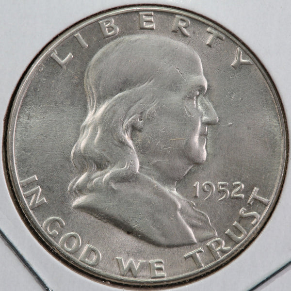 1952 Franklin Half Dollar. Affordable Collectible Coin. Store #12996