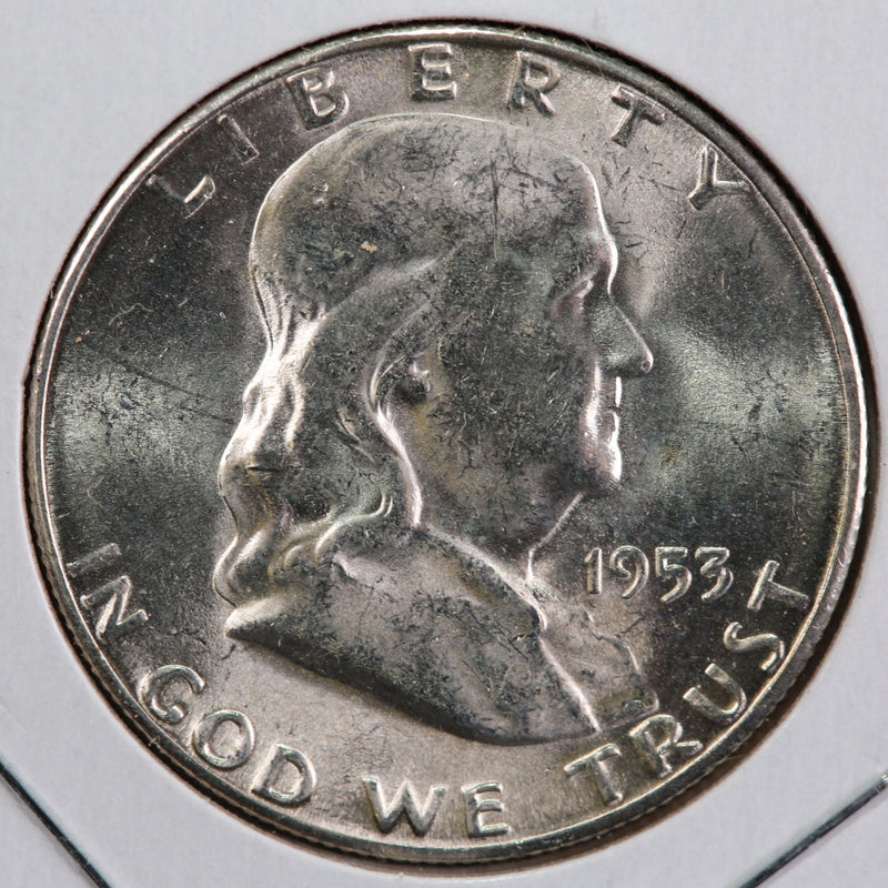 1953-S Franklin Half Dollar. Affordable Collectible Coin. Store