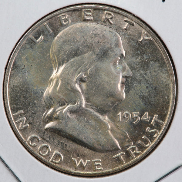 1954-D Franklin Half Dollar. Affordable Collectible Coin. Store #13010