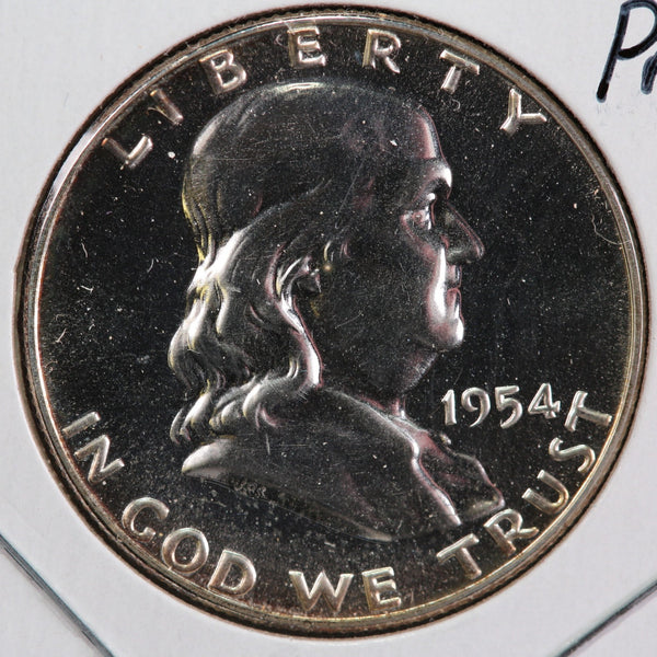 1954 Proof Franklin Half Dollar. Affordable Collectible Coin. Store #13011