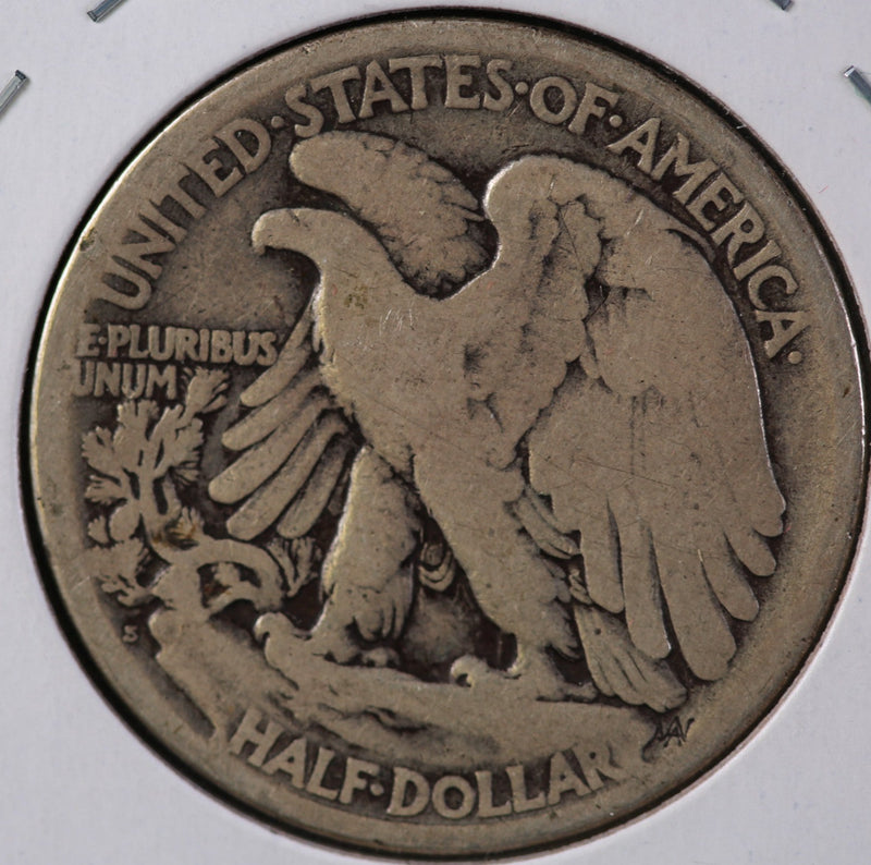 1921-S Walking Liberty Half Dollar, Nice Circulated Coin. Store
