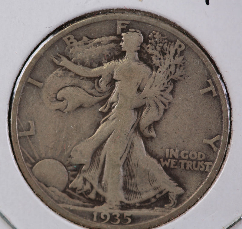 1935-D Walking Liberty Half Dollar, Nice Coin Fine Details. Store