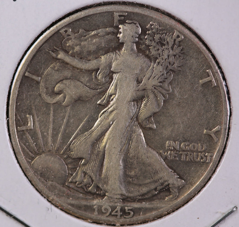 1945-S Walking Liberty Half Dollar, Affordable Circulated Coin. Store