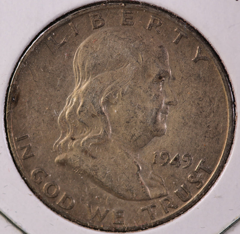 1949-D Franklin Half Dollar, Affordable Circulated Coin, Store