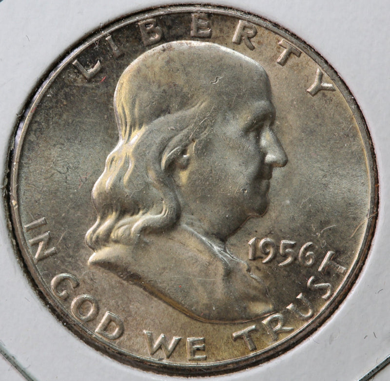 1956 Franklin Half Dollar, Uncirculated BU Details, Store