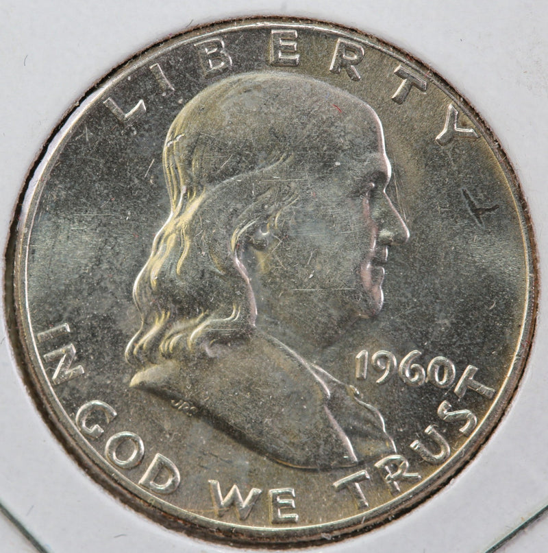 1960 Franklin Half Dollar, Uncirculated GEM BU Details, Store