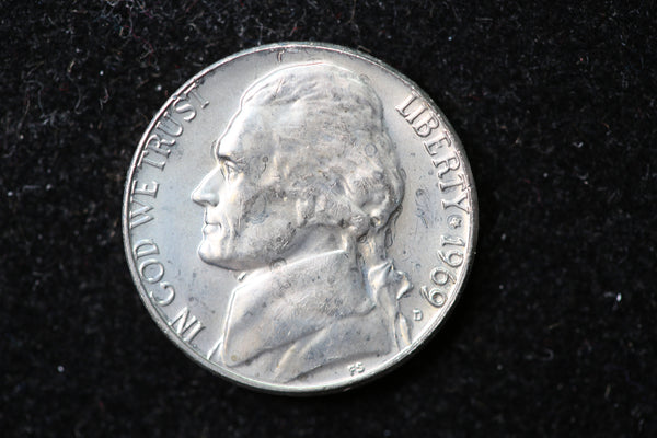 1969-D Jefferson Nickel. Nice Uncirculated Coin.  Store #1269203