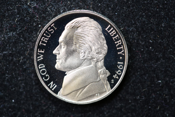 1994-S Jefferson Nickel. Nice Proof Coin. Store #1269211