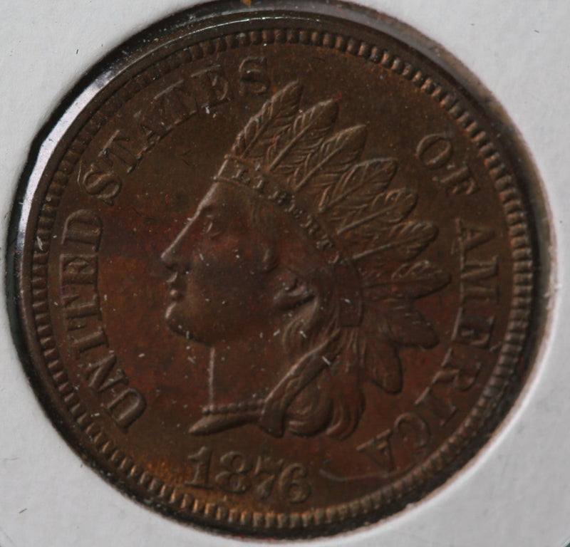 1876 Indian Head Cent, Gem Uncirculated Coin., Store