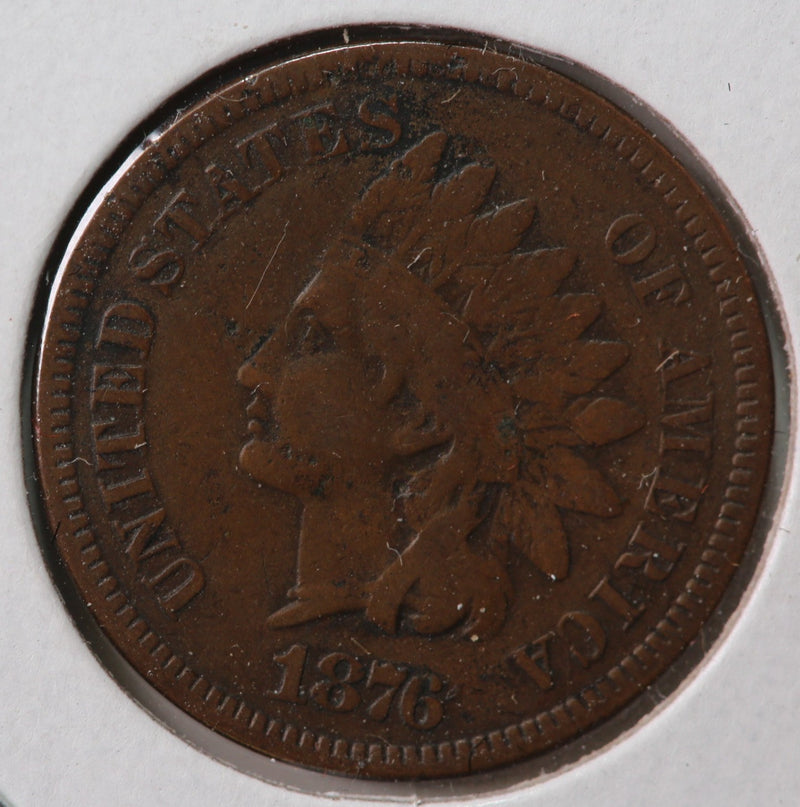 1876 Indian Head Cent, Affordable Circulated Coin, Store