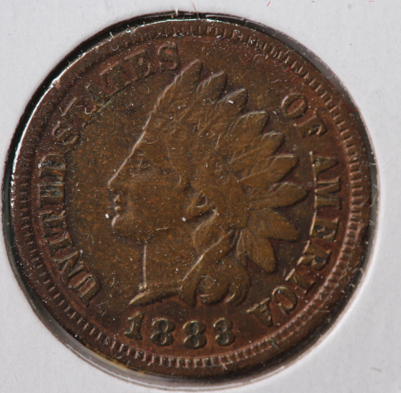 1883 Indian Head Cent, Nice Uncirculated Details, Store