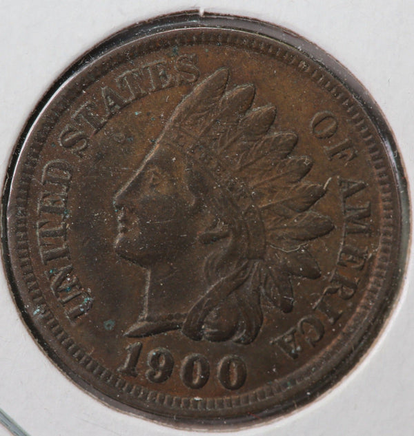 1900 Indian Head Cent, Circulated VF30 Details, Store #90196