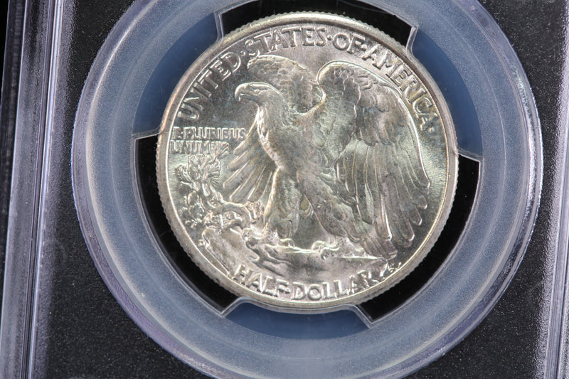 1946-D Walking Liberty Half Dollar, Blast White. PCGS MS65.