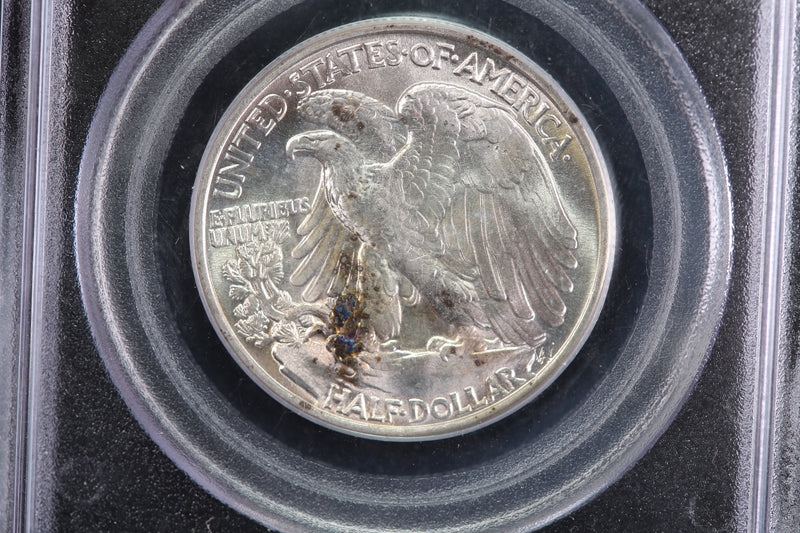 1947 Walking Liberty Half Dollar, Blast White. PCGS MS65.