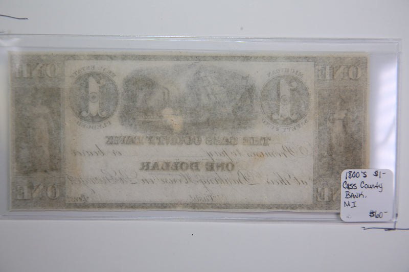 18__ La Grange, Michigan., $1. Obsolete Currency, Store Sale 0932231