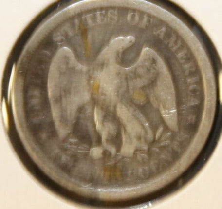 1875-S Liberty Seated Twenty Cent Piece, Circulated Coin. Store