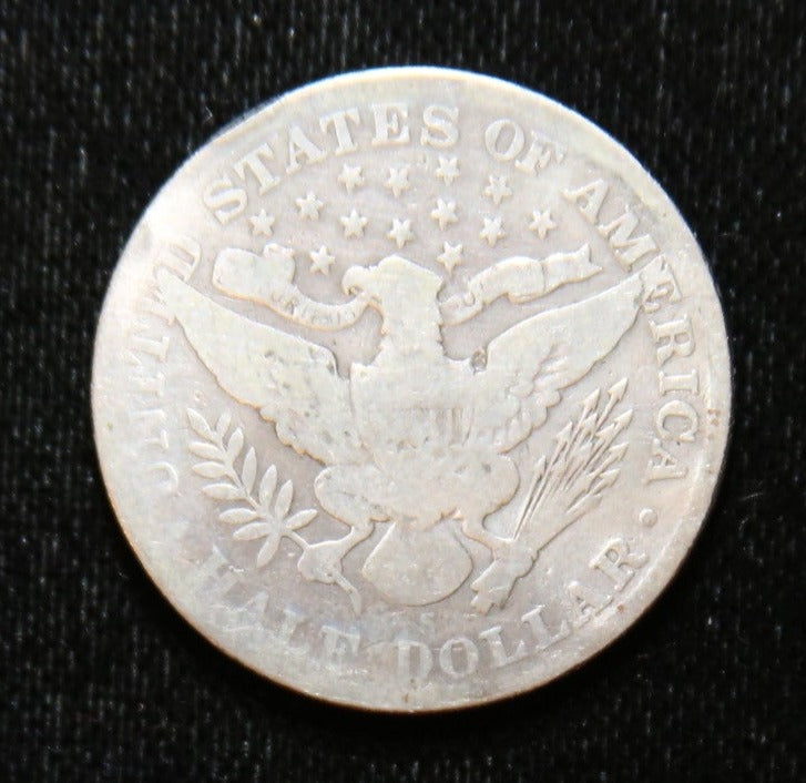 1905-S Barber Half Dollar. Affordable Circulated Coin. Store