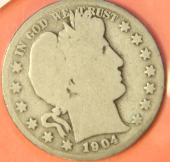 1904-S Barber Half Dollar. Nice Affordable Coin. Store