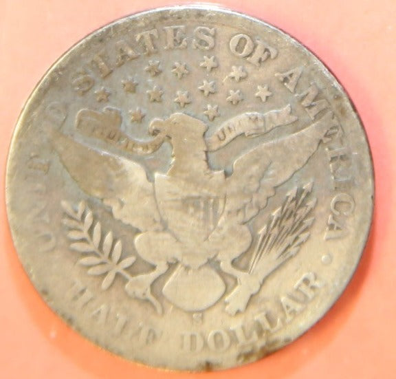 1906-S Barber Half Dollar. Nice Affordable Coin. Store