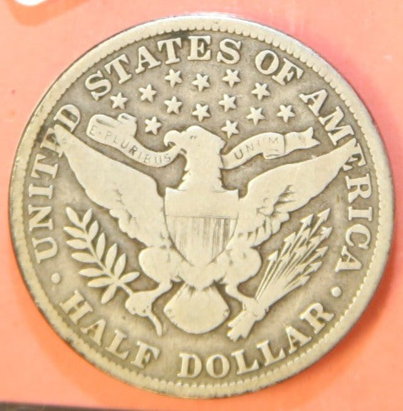 1907 Barber Half Dollar. Nice Affordable Coin. Store