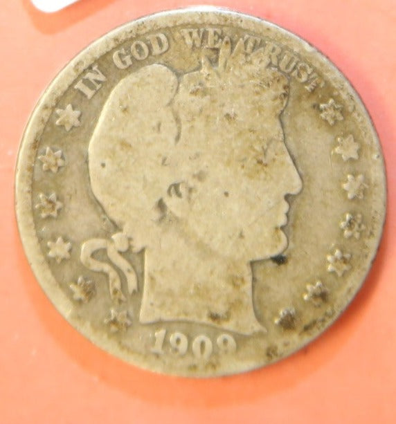 1909-S Barber Half Dollar. Nice Affordable Coin. Store