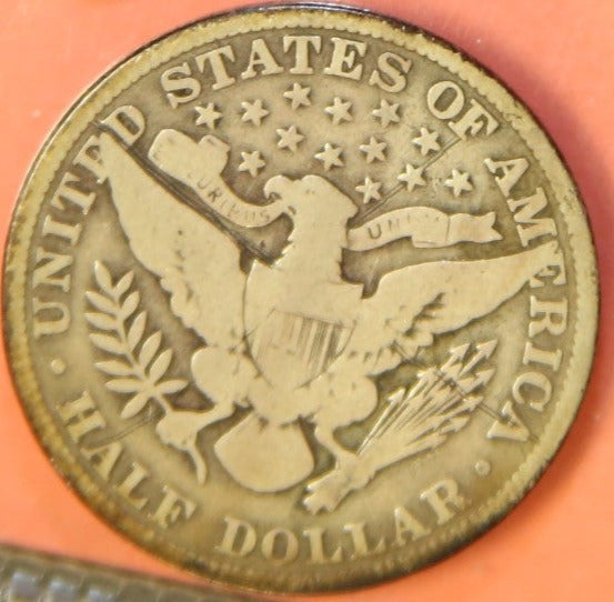 1912 Barber Half Dollar. Nice Affordable Coin. Store