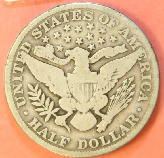 1914 Barber Half Dollar. Nice Affordable Coin. Store